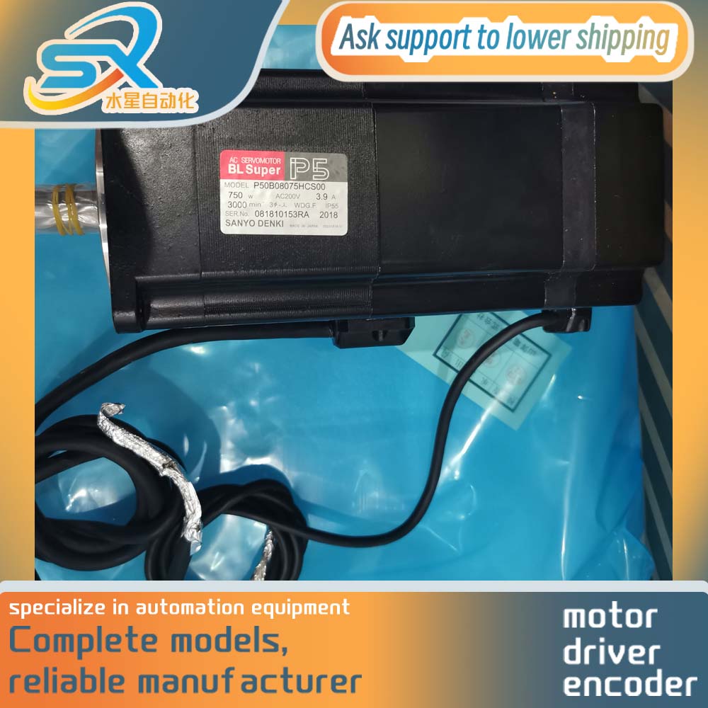 Servo Motor - ACサーボモーター P50B08075HCS00 750w 三洋電機 ロボット用 1年/3ヶ月保証