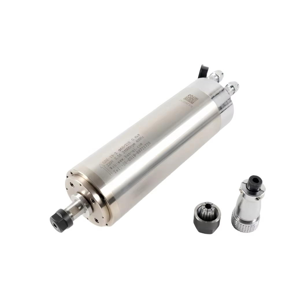 Spindle Motor - GDZ-18-2 800W水冷式CNCスピンドル高出力工作機械モーター、新品、コアコンポーネントベアリング、24000rpm