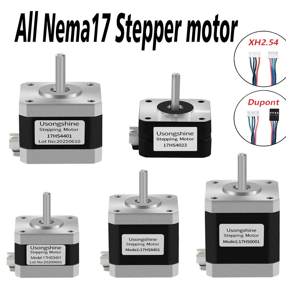 Nema 17 Stepper - Usongshine オール Nema17 ステッピングモーター 17HS4401 42