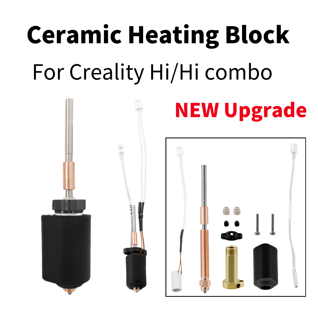 Aluminium Profile 2020 - アップグレード Hotend キット Creality Hi コンボセラミック加熱ブロック交換硬化鋼ノズル