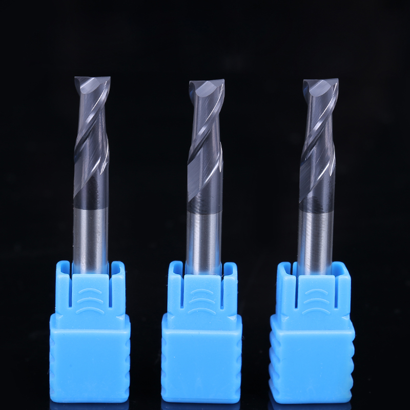 End Mill Set - Zgt-タングステン鋼,4mm,6mm,8mm,10mmの金属カッター,超硬合金,hrc50 2フルート,エンドミル