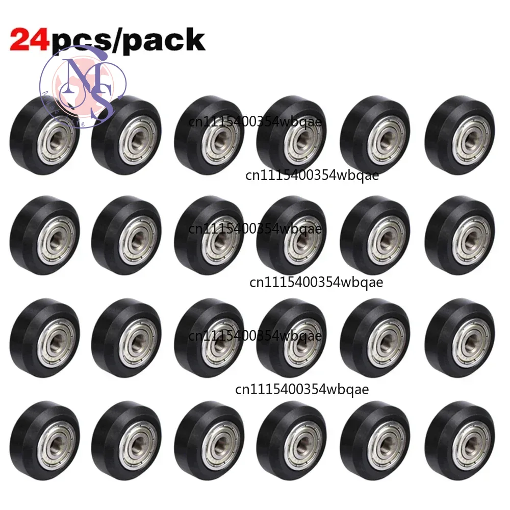 V Slot Wheel - ZOCI-FOR-CNC POM製アイドラープーリーホイール、625zzベアリング、Vスロット用パッシブギア、交換部品