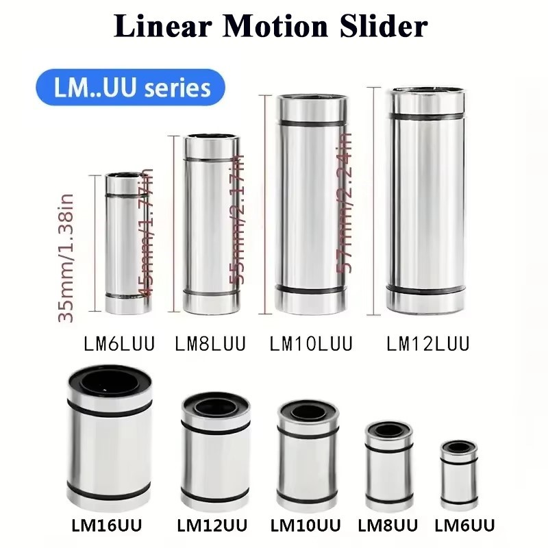 Lm8Uu Bearing - 4/10 個 LM3UU LM4UU LM5UU LM6UU