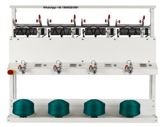 Spindle Motor - 自動36スピンドル式ウール巻き取り機、電動糸巻き取り機、ドイツ製電動モーター式コイル巻き取り機、ポリエステル糸用。