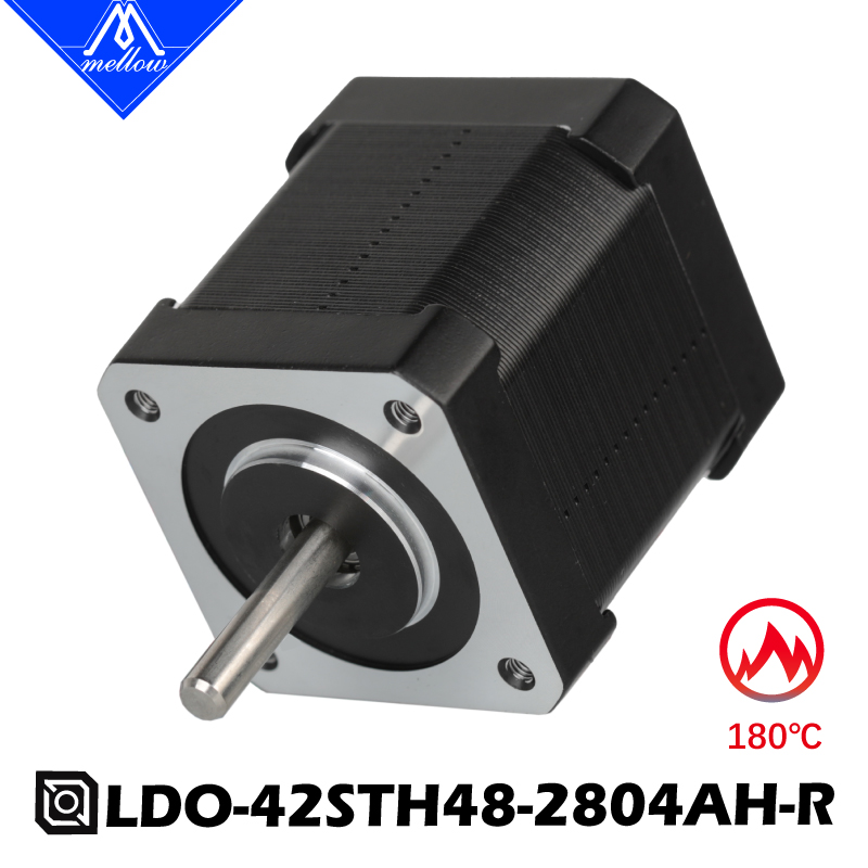 Nema 17 Stepper - Mellow-印刷機用の高温耐性ステッピングモーター,48mm,nema 17,ステッピングモーターLDO-42STH48-2804AH-R,ender5,Corexy,3Dプリンターパーツ用
