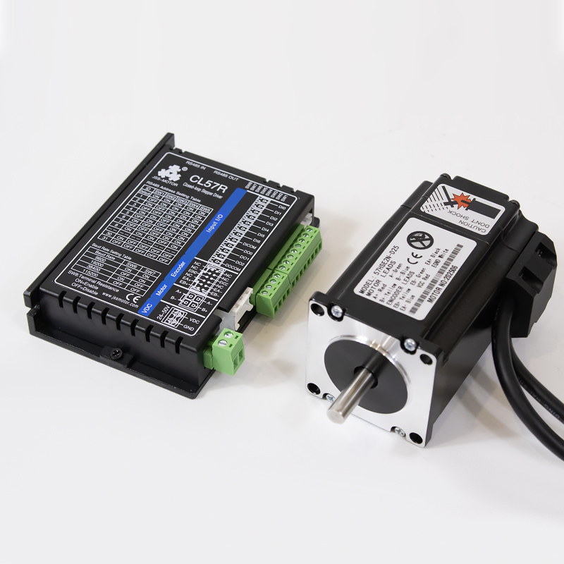 Nema23 Stepper - RS485通信ハイブリッドキット 57mm 2相DC閉ループNema 23ステッピングモーターとRS485通信ステッピングドライバーセット