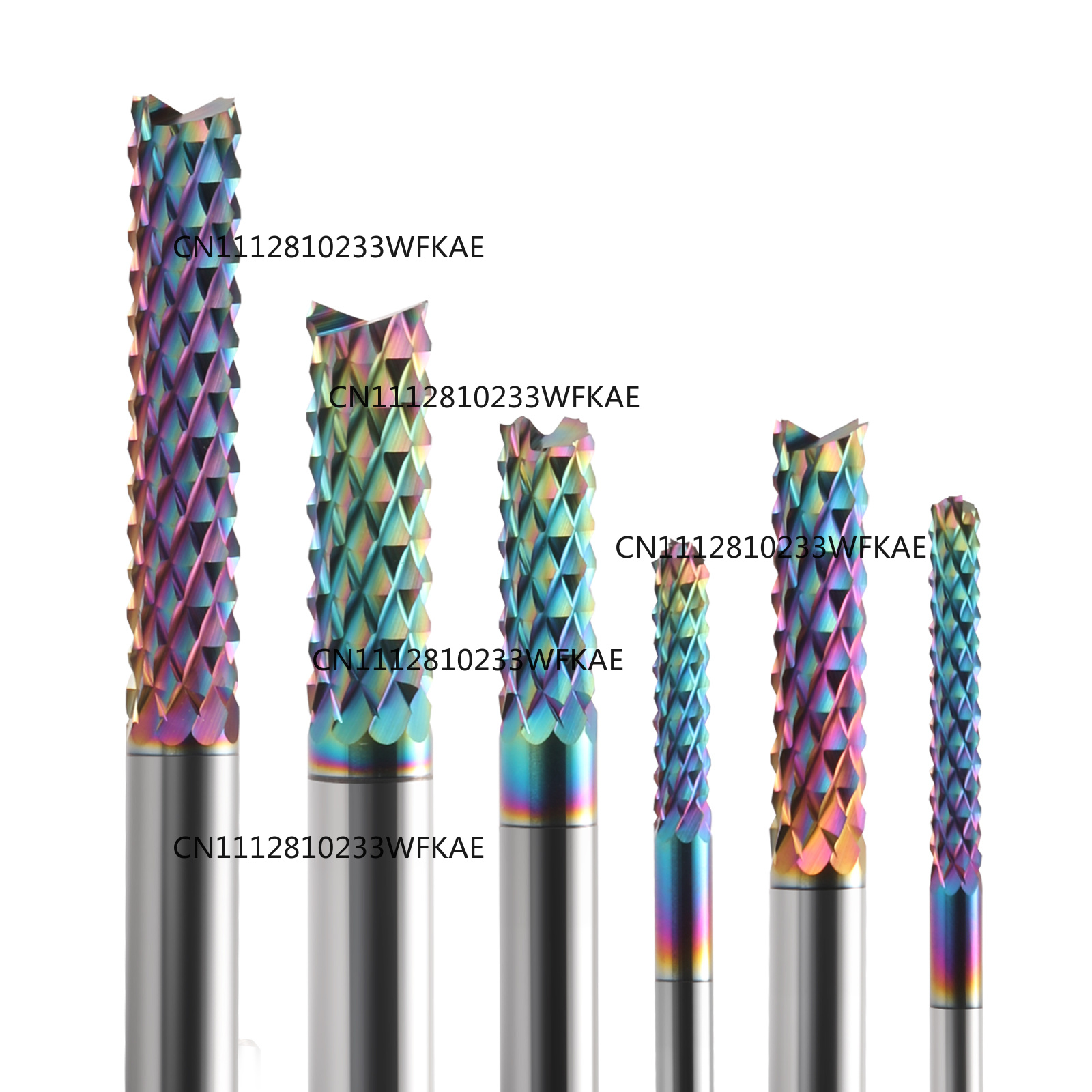 Cnc Bits - PCBコーンエンドミルフライスカッター 3.175mm 4mm 6mm 8mm DLCコーティング彫刻ルータービット