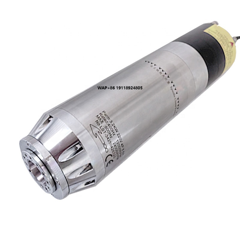 Spindle Motor - 彫刻機アクセサリー 3.2KW BT30 380v/220v ATCスピンドルモーター 金属用自動空気圧式