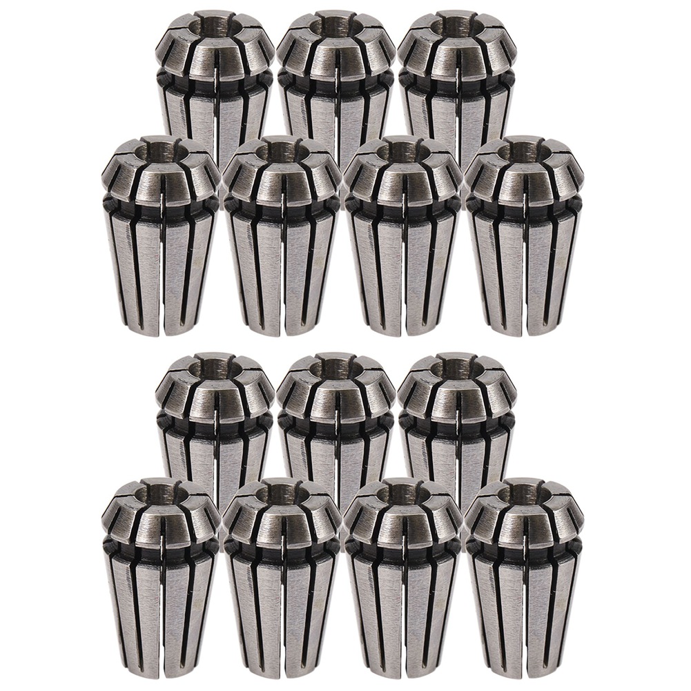 Cnc Bits - ABVT-14個 1-7mm ER11 コレットチャックツールビットホルダー スプリングコレット CNC彫刻機＆フライス旋盤ツール用