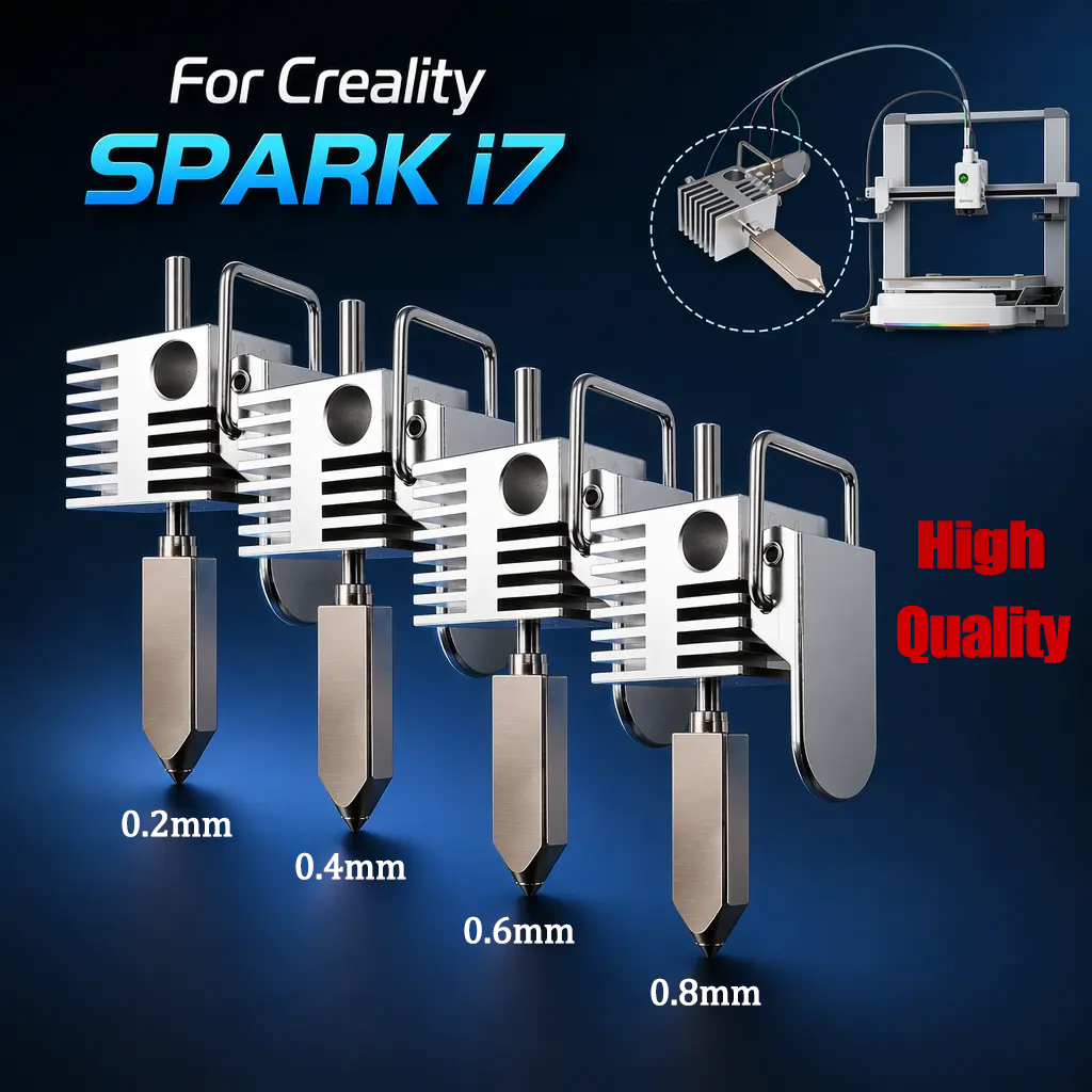 Aluminium Profile 2020 - 硬化鋼ホットエンド Creality SparkX i7 ホットエンドアップグレードバージョン用 Creality