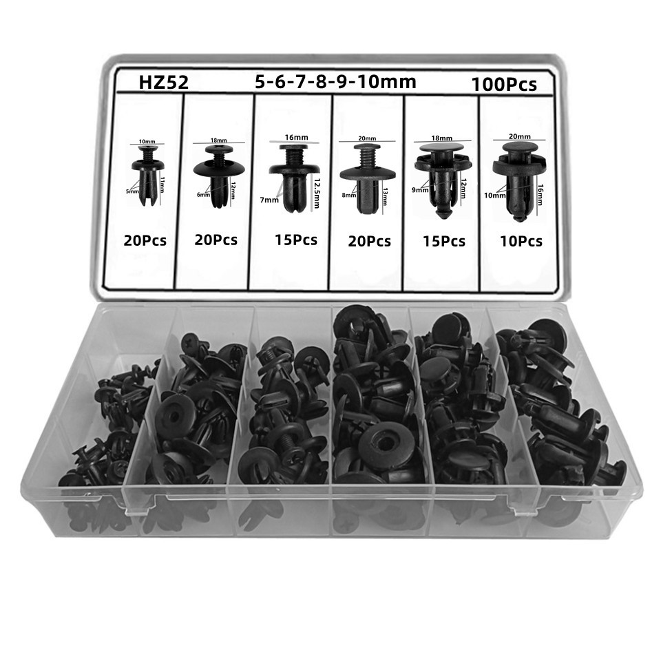 Lead Screw 8Mm - ユニバーサルカーバンパー,プラスチック製スクリュー,リベット留めクリップ,8mm, 6mm, 7mm, 5mm, 9mm, 10mm