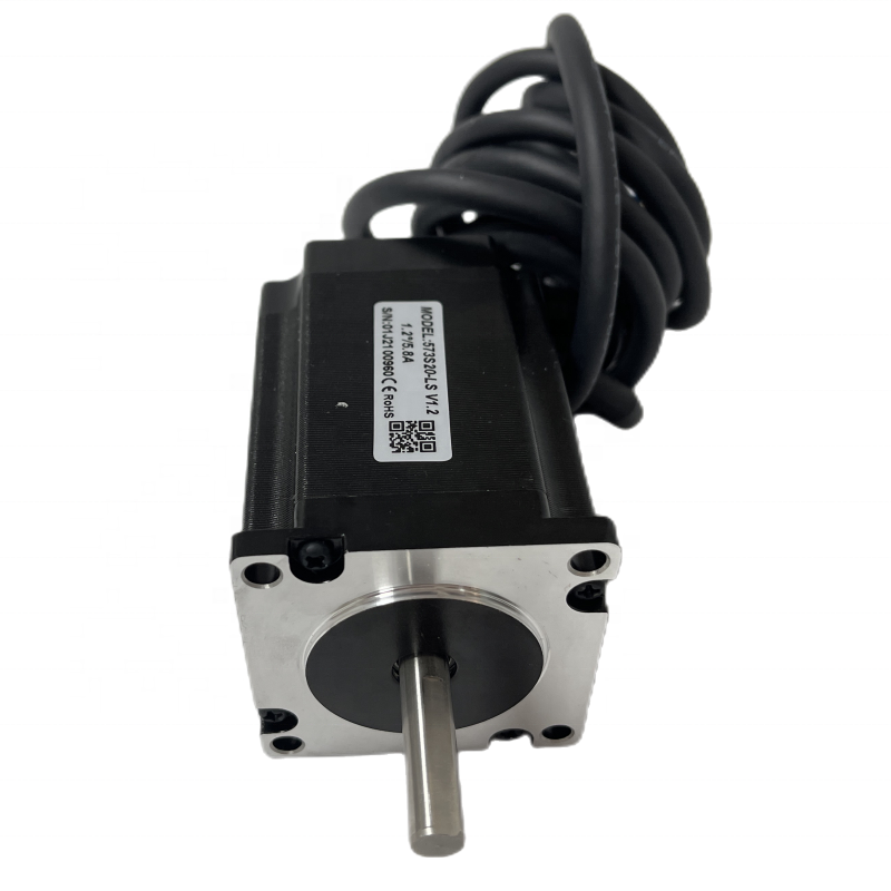 Nema23 Stepper - Flythrough 1.2度、ハイブリッド型、Leadshine 573S15または573S20-LS、3相NEMA 23ステッピングモーター（機械用）