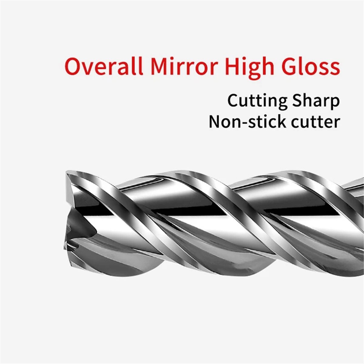Carbide End Mill - 【必須アイテムリスト】 1.0mm 3枚刃超硬エンドミル（アルミニウム用）、1.0x3x4x50mm、HRC55超硬フライス、HRC55、切削工具
