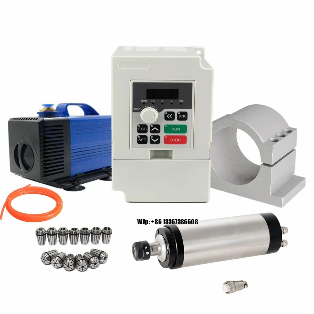 Water Cooled Spindle - 2.2 Kw水冷式スピンドルモーターCNCスピンドルモーターキット（木工用CNCルーター向け）