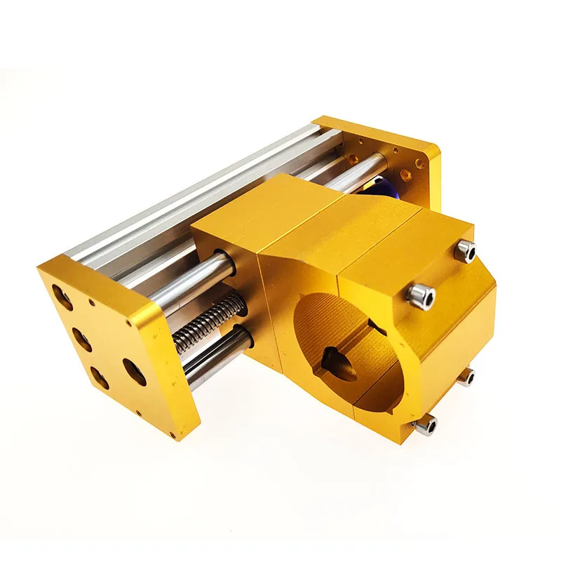 3018 Aluminium Cnc - CNC 3018 Z軸モジュール、Nema17ステッピングモーター付き、スピンドル穴52mm、アルミニウムスライドテーブル、彫刻機アクセサリー