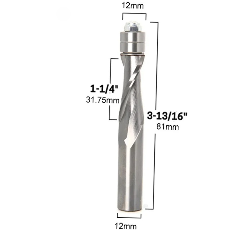 1/2インチ 12mm シャンク フラッシュトリム 超硬ソリ - Cnc Bits のレビューと価格