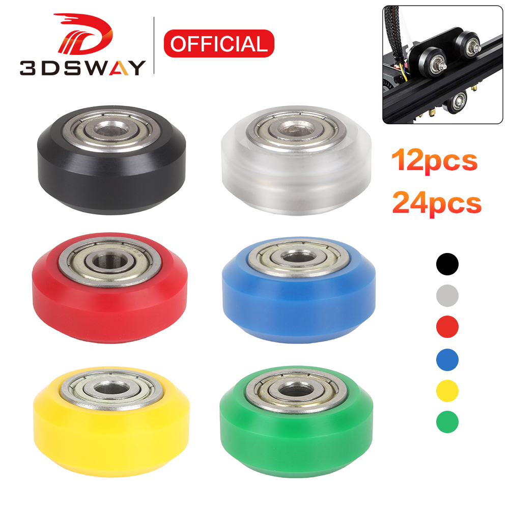 3DSWAY 12/24 個 POM プーリーホイール 62 - V Slot Wheel のレビューと価格