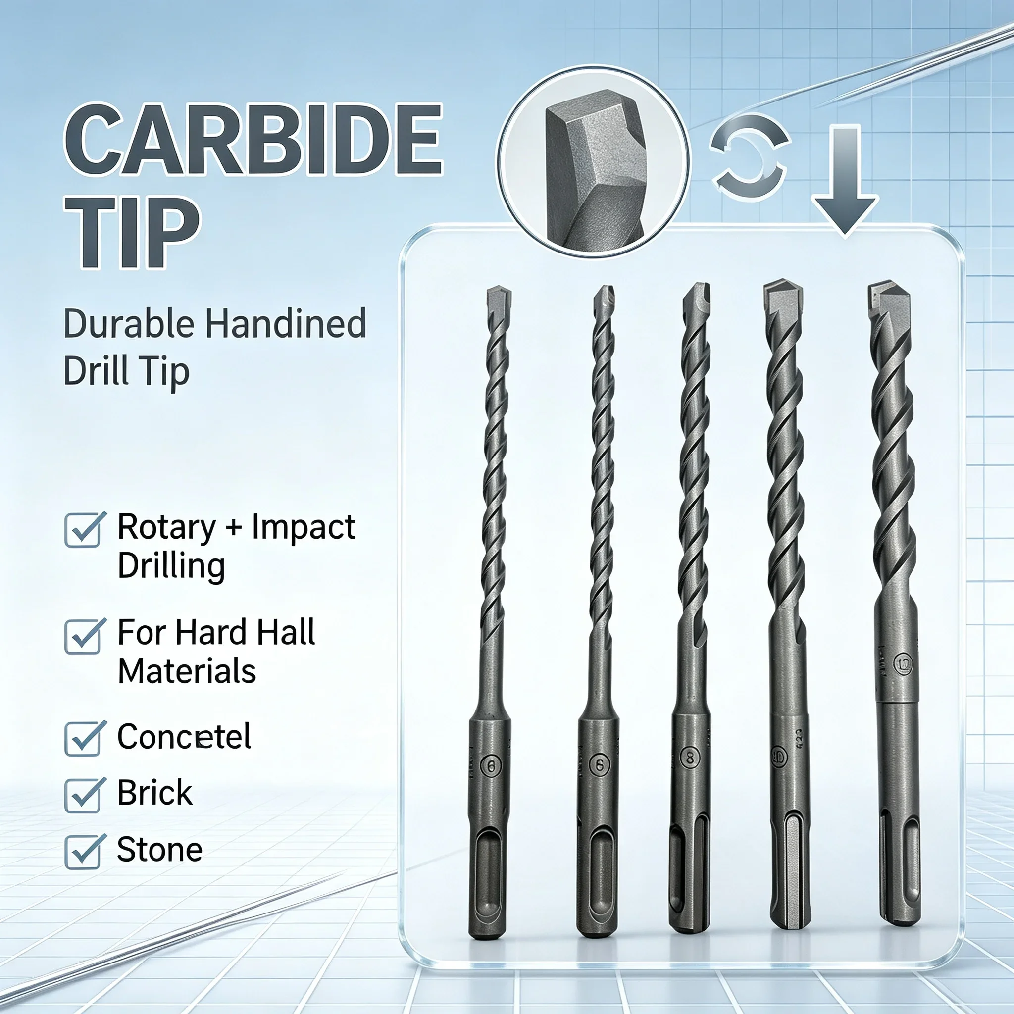 ボッシュ SDS-plus-1 5本組 石材用ハンマードリル - Carbide End Mill のレビューと価格