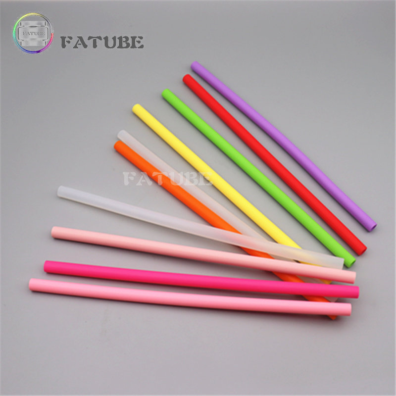 10 個入り Fatube シリコンストロー カーブストロー - Coupling 8Mm のレビューと価格