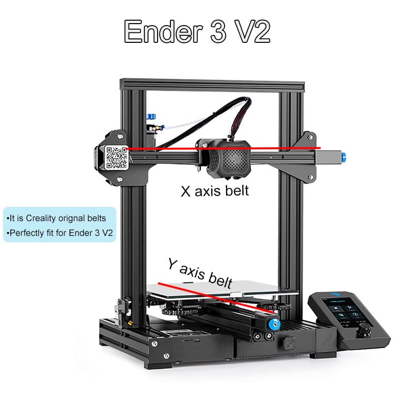 Creality公式2GT-6mm Ender 3 V2ベル - Aluminium Profile 2020 のレビューと価格