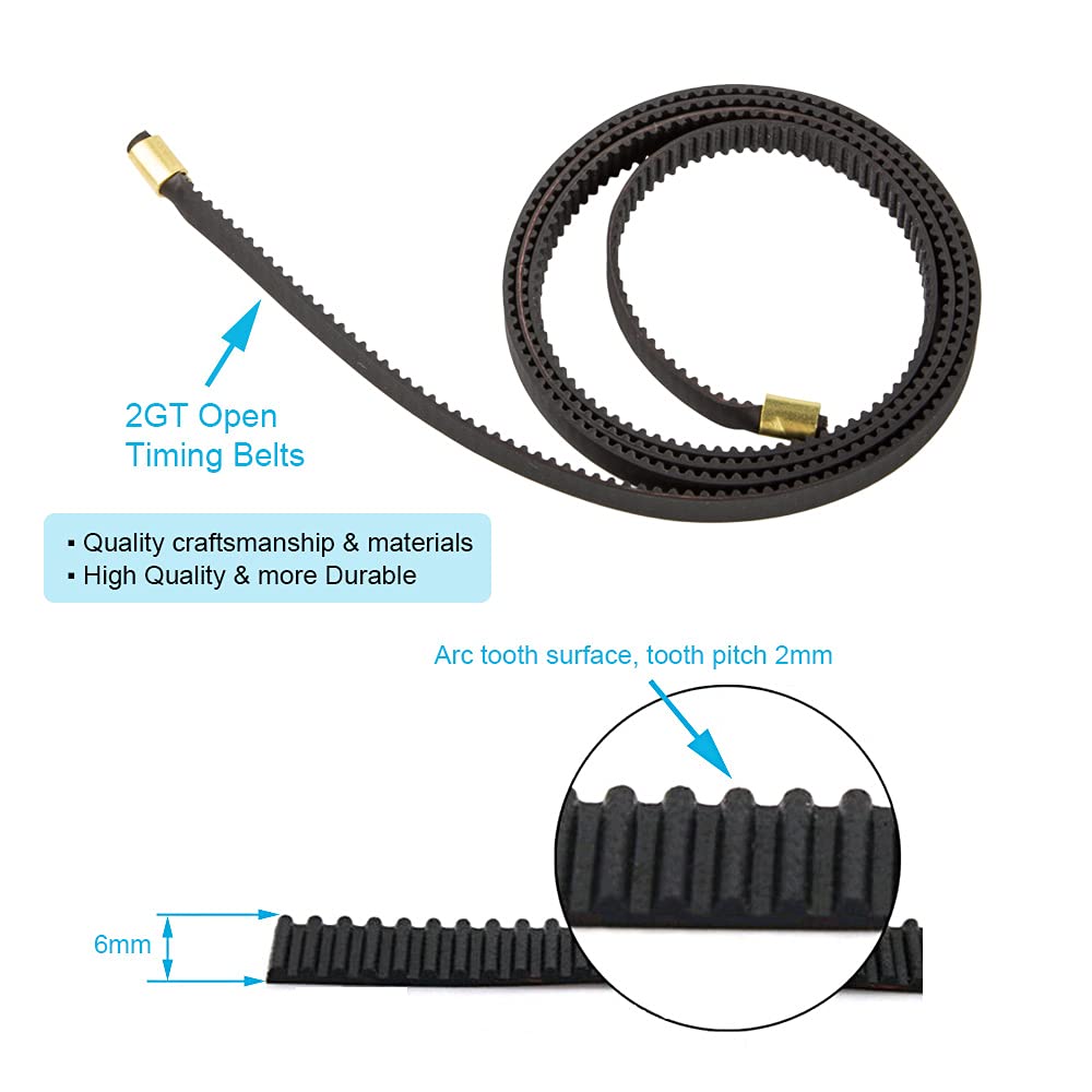 Creality公式2GT-6mm Ender 3 V2ベル - Aluminium Profile 2020 のレビューと価格