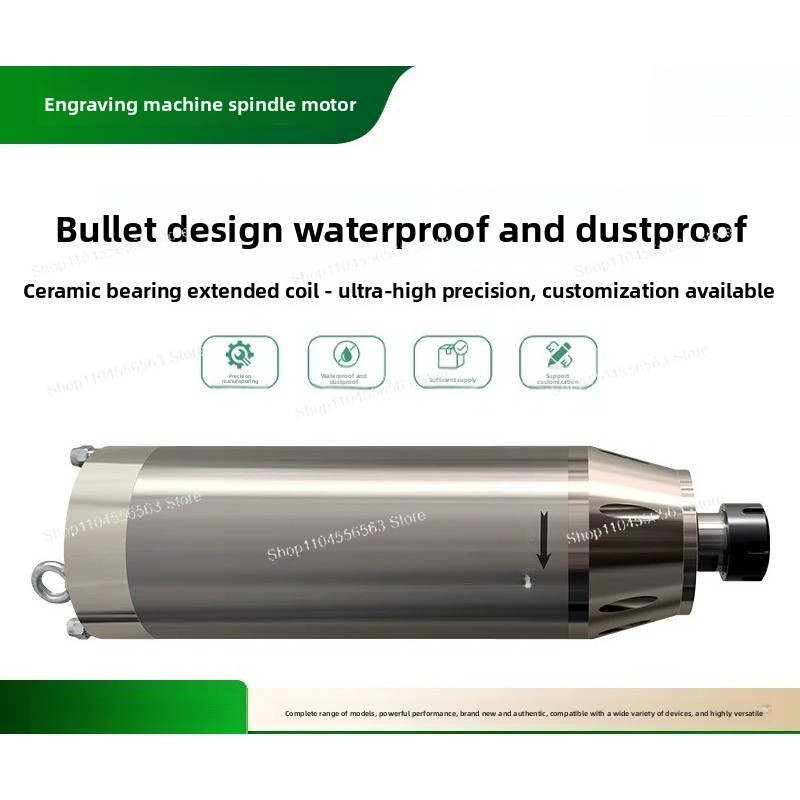 彫刻機スピンドル微細彫刻電動水冷4ベアリング超高精度防水CN - Water Cooled Spindle のレビューと価格