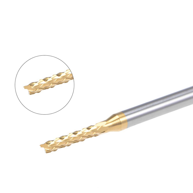 10個入り チタンコーティング超硬エンドミル 彫刻フライスカ - End Mill のレビューと価格
