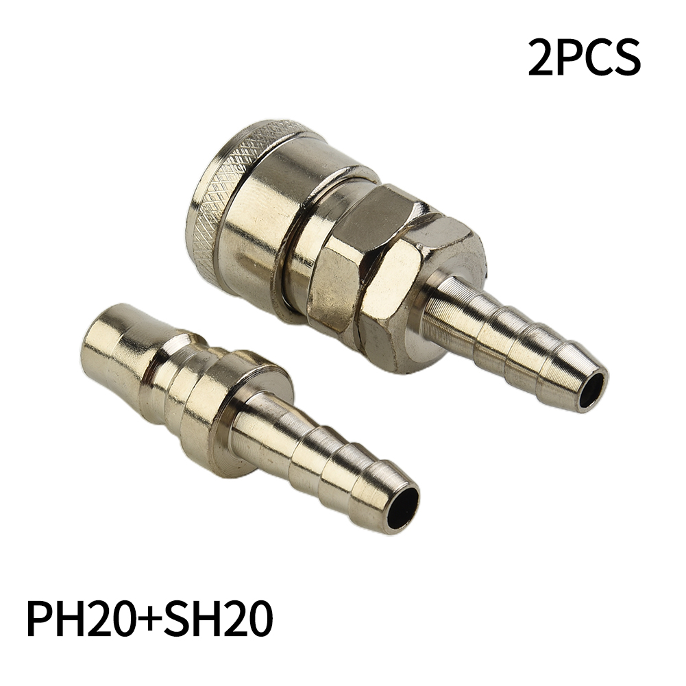 2 個エアラインホース継手 SH20 PH20 クイックリリ - Coupling 8Mm のレビューと価格