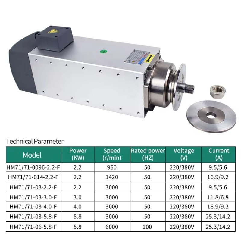 工作機械高速スピンドル空冷丸鋸数値制御ルーターATC石材金属 - Spindle Motor のレビューと価格