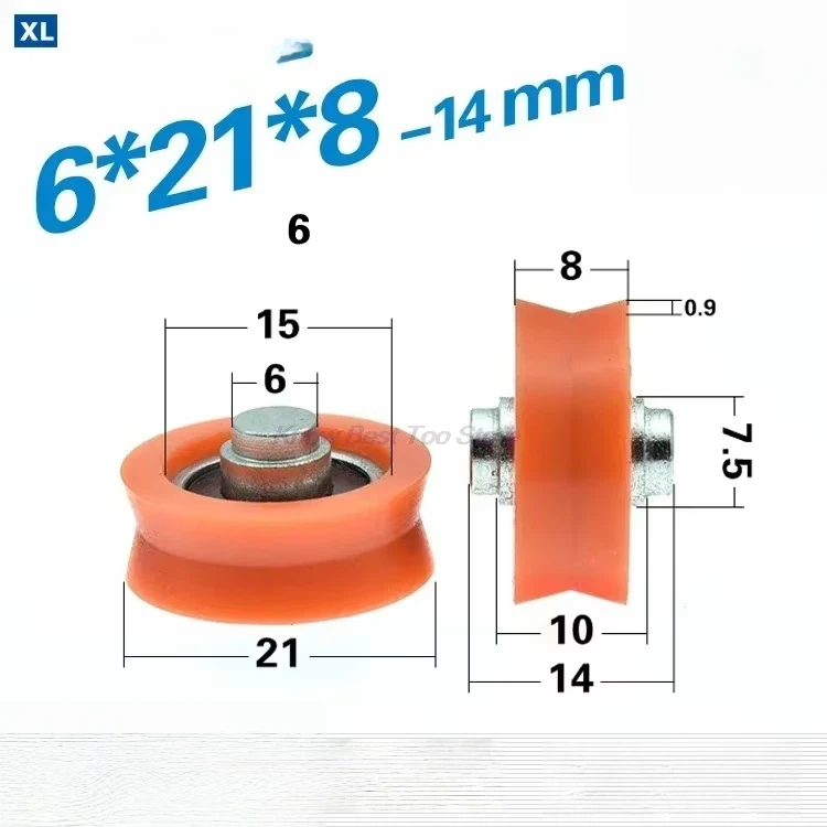 5PC POM ポリオキシメチレンプラスチックナイロンホイー - V Slot Wheel のレビューと価格