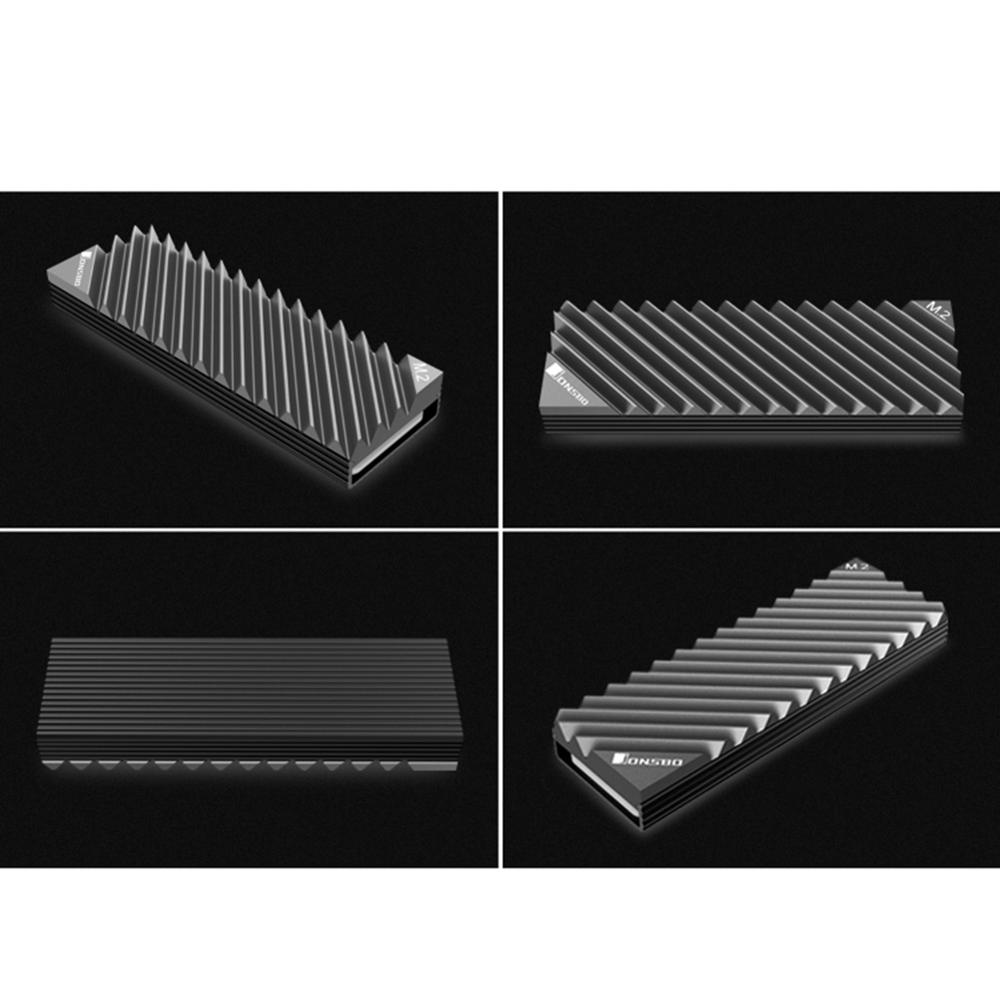 Jonsbo M2 2280 SSD アルミ製ヒートシンク  - Aluminium Extrusion のレビューと価格