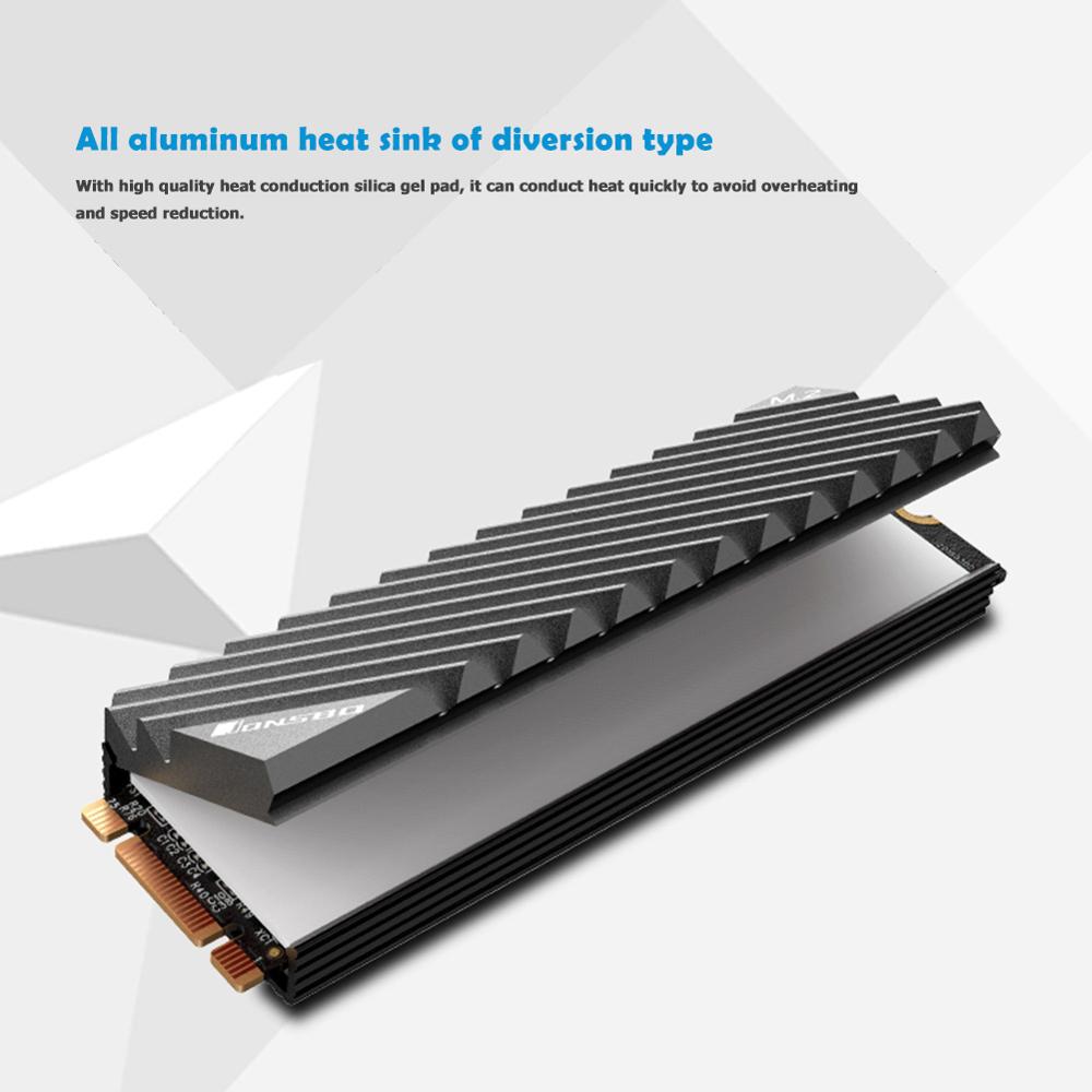 Jonsbo M2 2280 SSD アルミ製ヒートシンク  - Aluminium Extrusion のレビューと価格