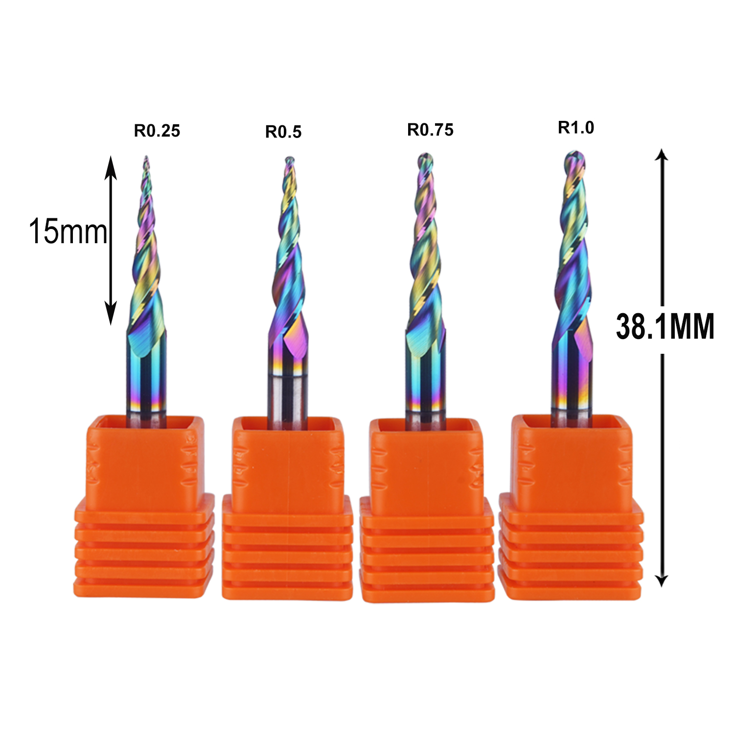 DREANIQUE 4 ピース/セット 2 フルートボールエ - End Mill Set のレビューと価格