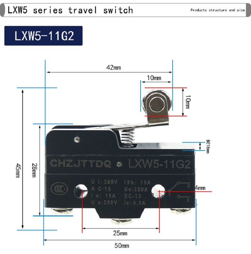 CHZJTTDQ トラベルスイッチ リミットスイッチ マイク - Limit Switch のレビューと価格