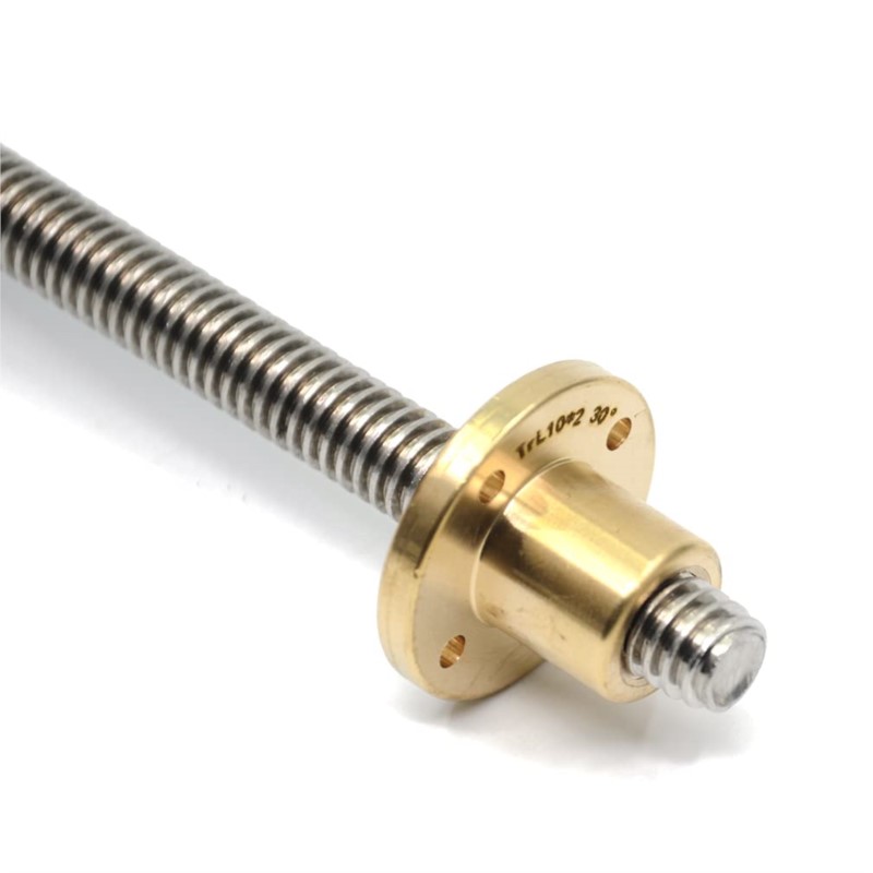 ナット付き台形スピンドルねじ,ステンレス鋼,t10,長さ10 - Lead Screw 8Mm のレビューと価格