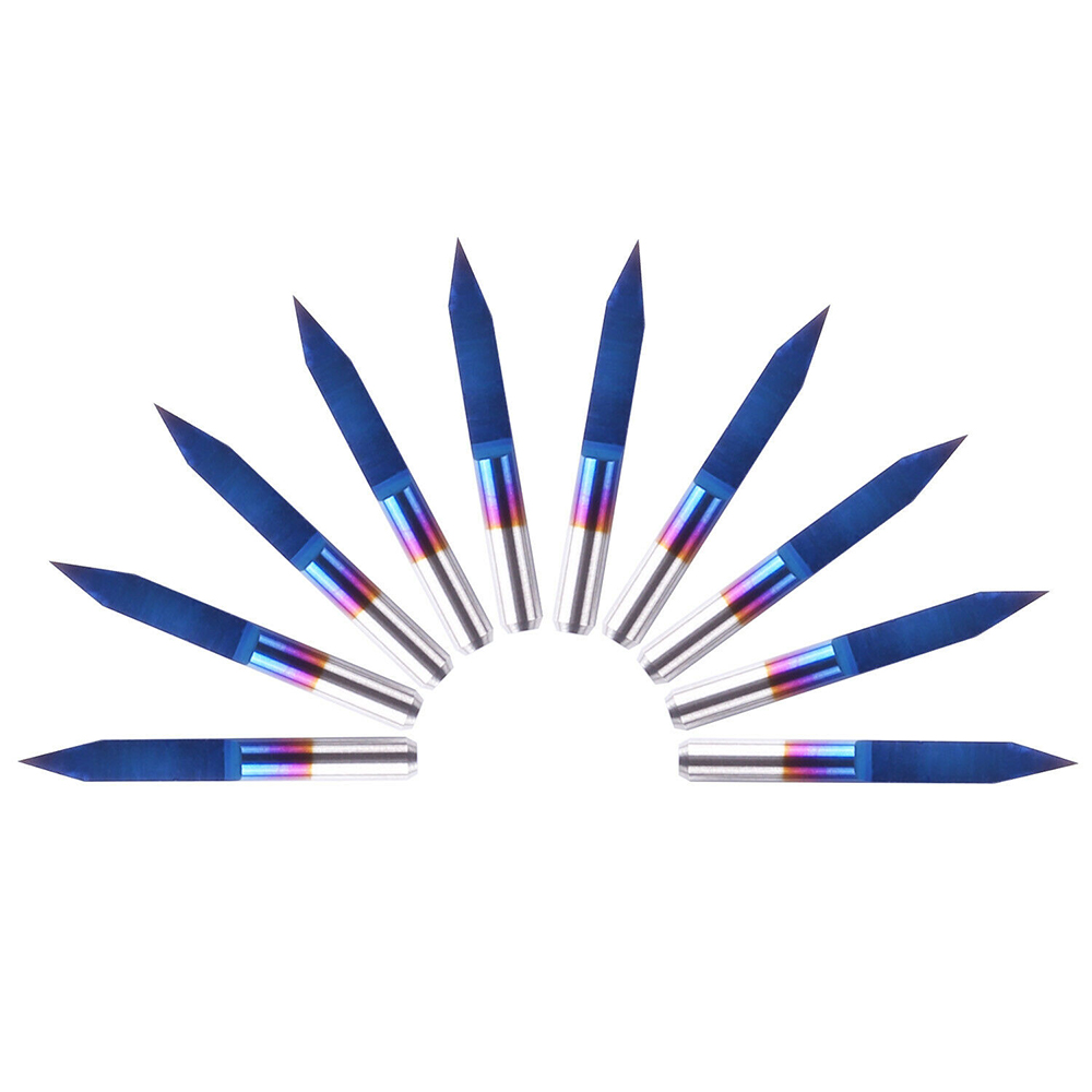 3.175mm ブルーコーティング PCB 3D ミリングカ - Carbide End Mill のレビューと価格
