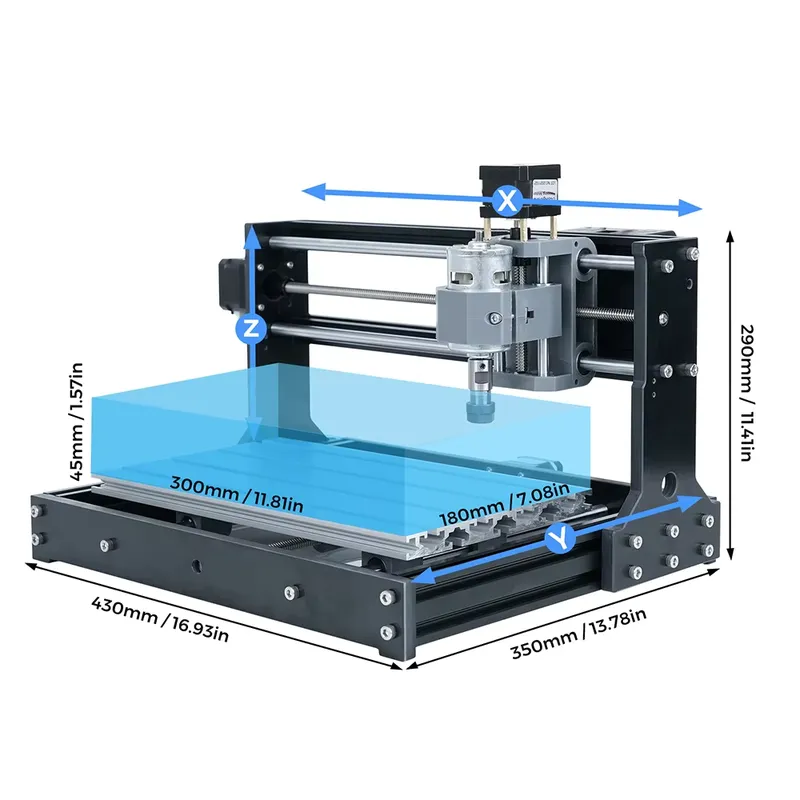TWOTREES CNC 3018ルーター アルミ製プロファ - 3018 Aluminium Cnc のレビューと価格