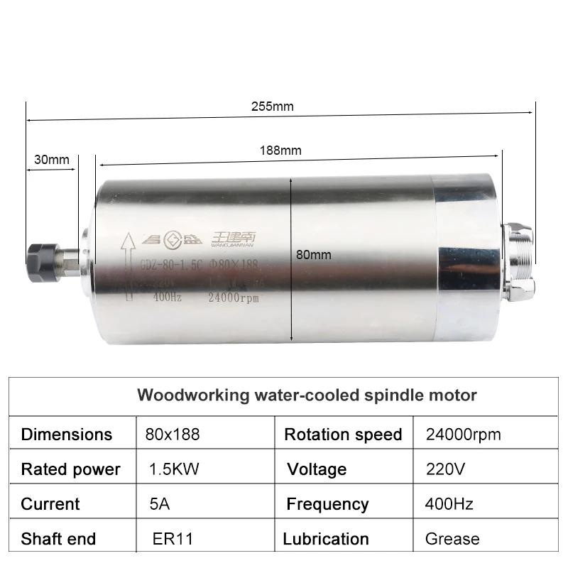 木工用CNC水冷スピンドルモーター,フライス盤,高速冷却,2 - Water Cooled Spindle のレビューと価格