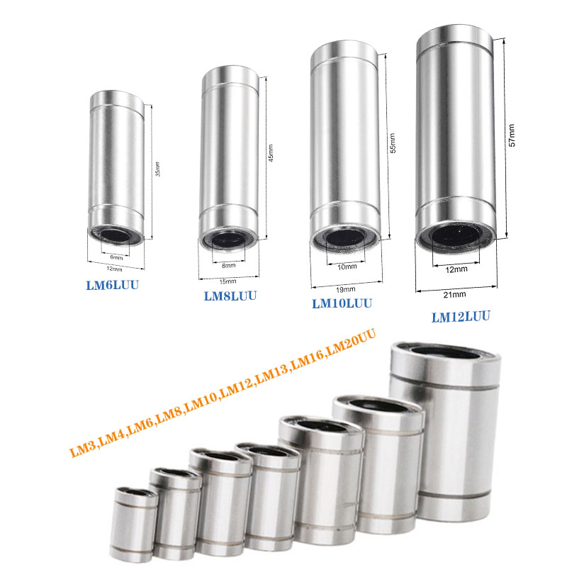 2 ピース/ロットリニアベアリング LM6LUU LM8LU - Lm8Uu Bearing のレビューと価格