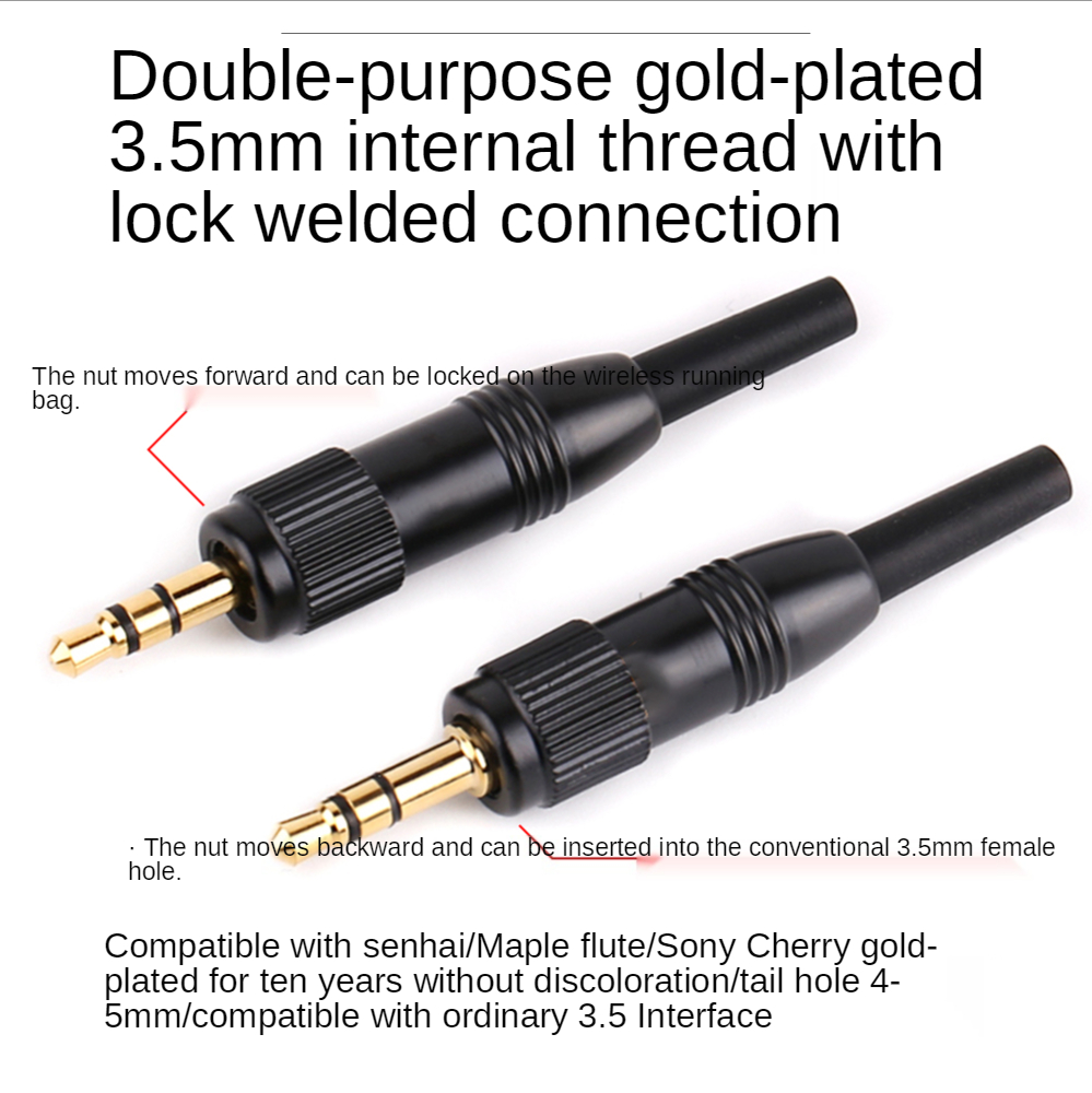 Pureline-ステレオネジ3.5mm,1/8インチ,黒い - Coupling 8Mm のレビューと価格