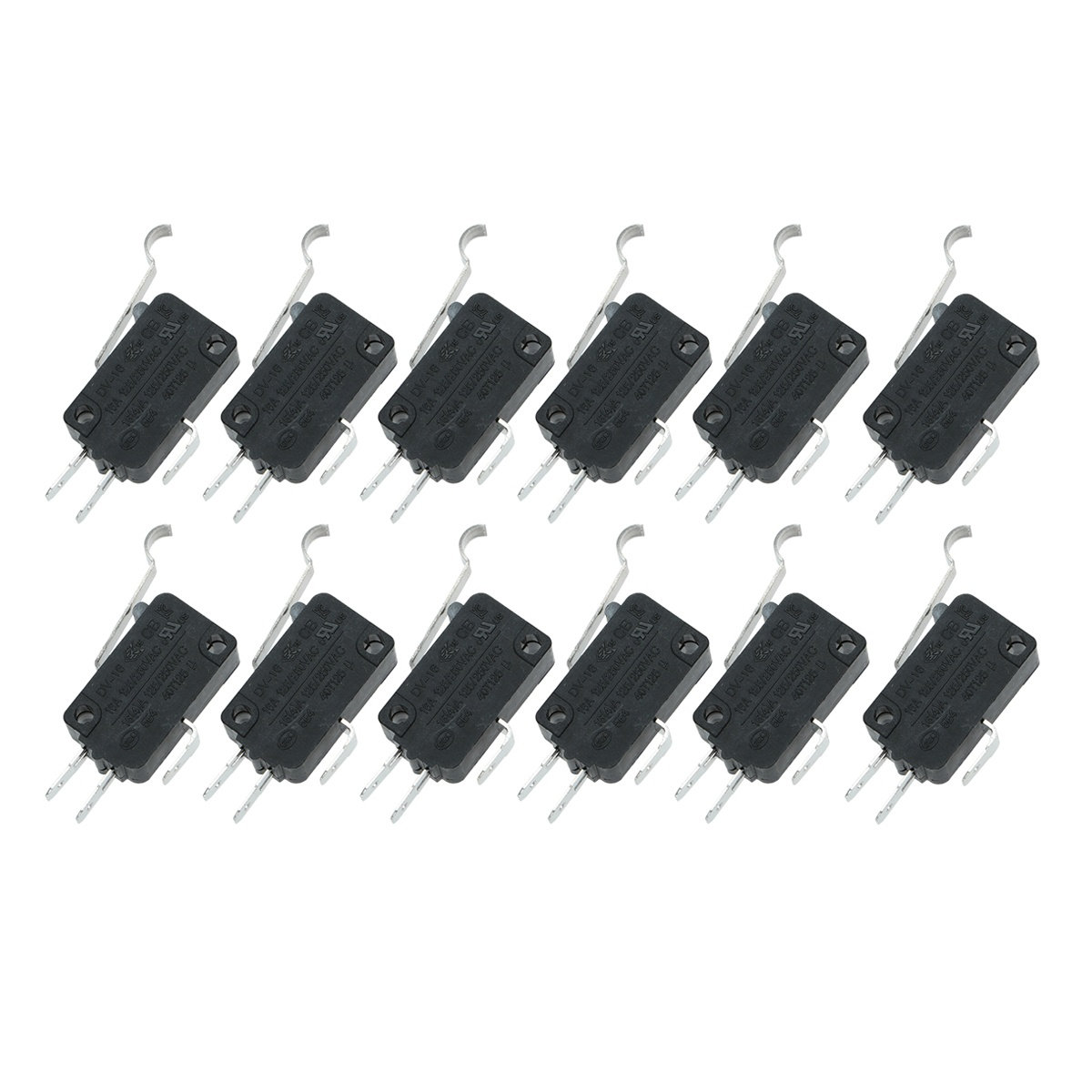 家庭用電化製品向け、防水仕様のマイクロスイッチ12個入り。ピ - Limit Switch のレビューと価格