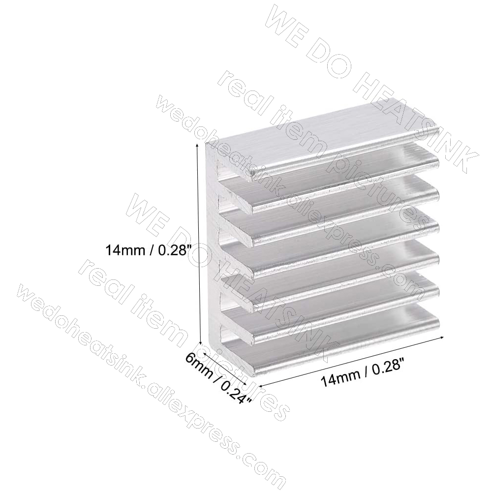 We do-ヒートシンク,100個,押し出しアルミニウムラジ - Aluminium Extrusion のレビューと価格