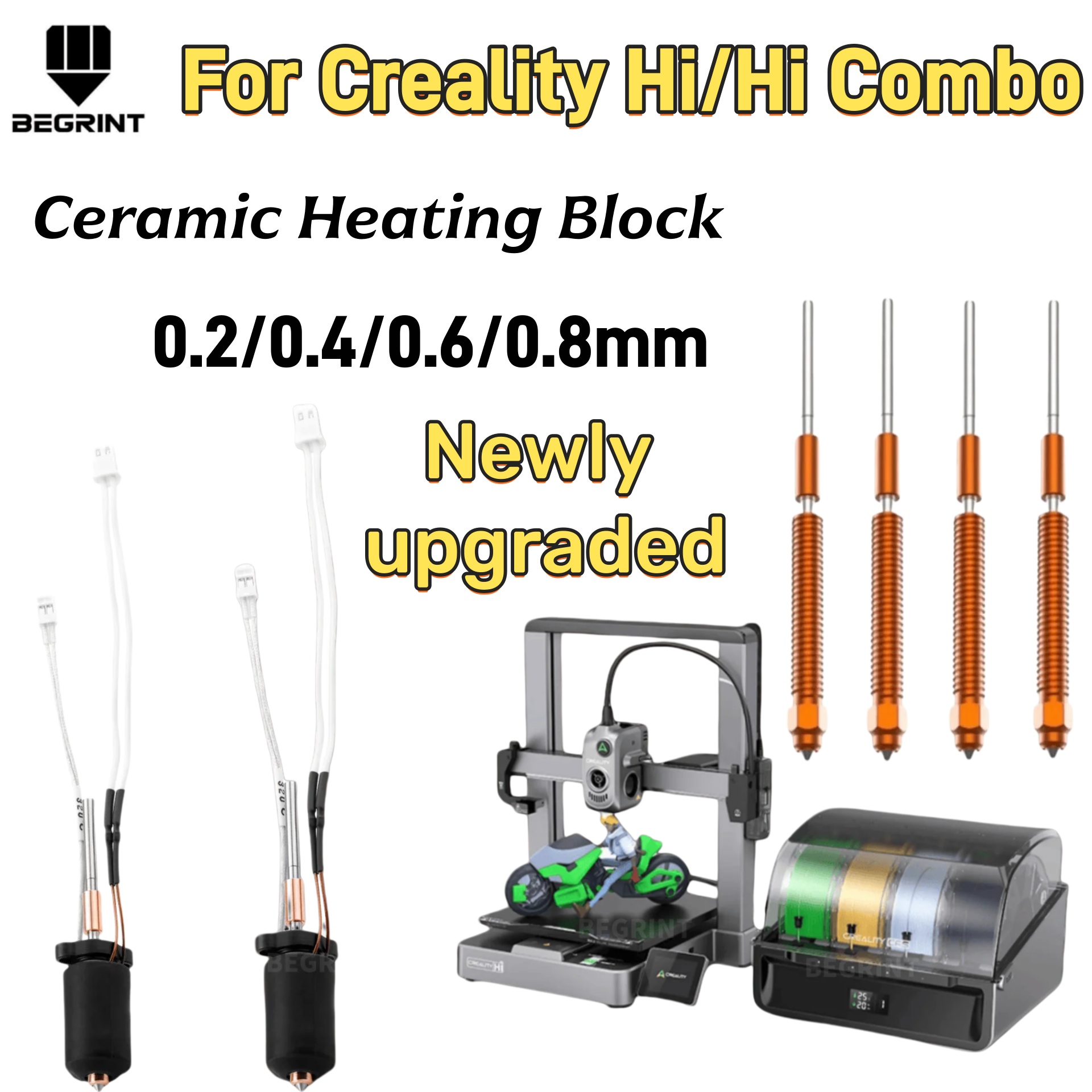 Creality Hi Hi Combo用高温セラミックヒー - Aluminium Profile 2020 のレビューと価格
