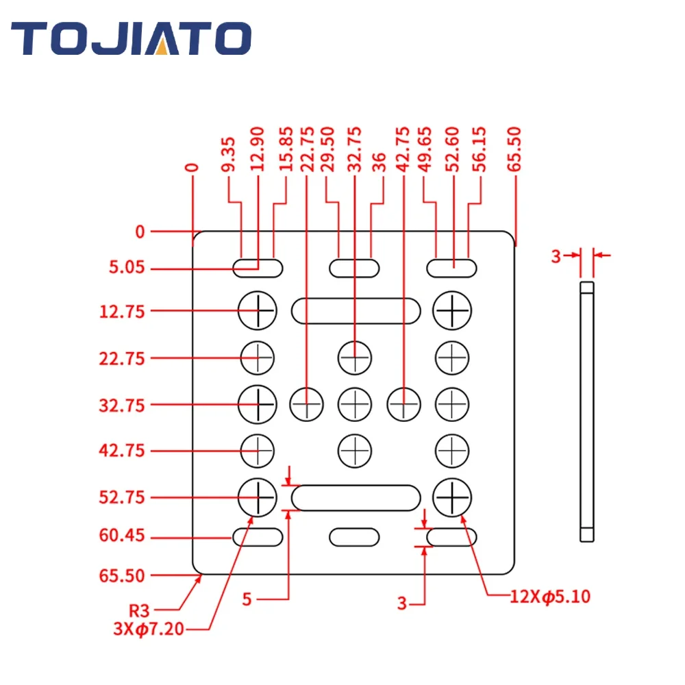 Tojiato v-スロット用プーリープレート,アルミニウム - V Slot Wheel のレビューと価格