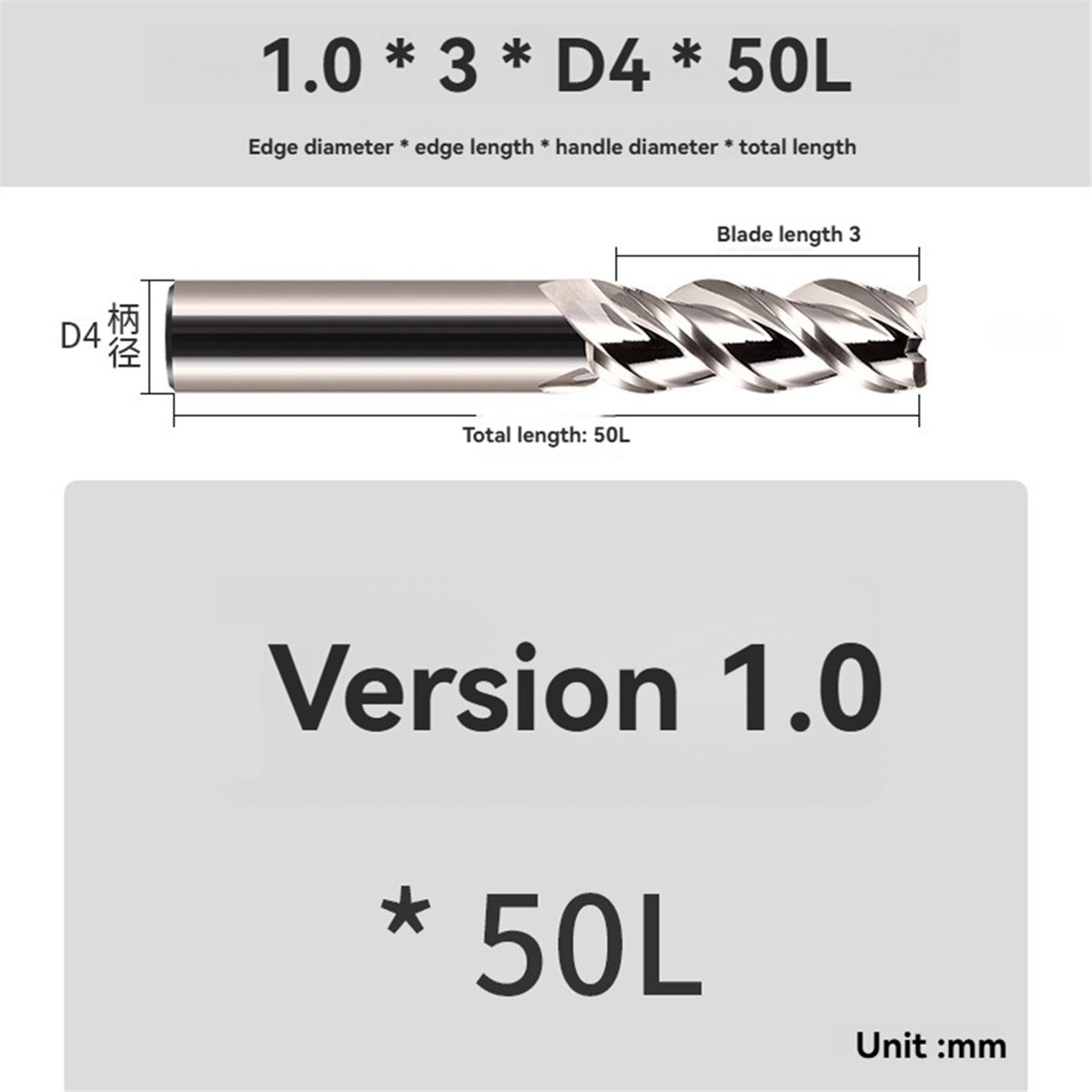 【必須アイテムリスト】 1.0mm 3枚刃超硬エンドミル（ア - Carbide End Mill のレビューと価格