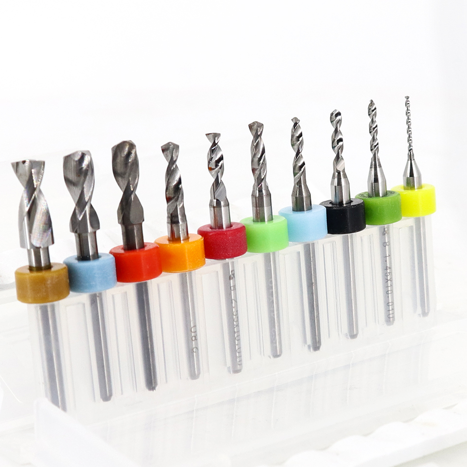 印刷回路基板用ドリルビットセット,マイクロカーバイドメタルチ - End Mill Set のレビューと価格