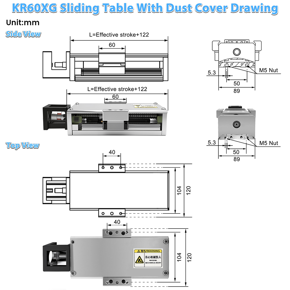 モジュール式リニアレールガイド、最大荷重80kg、精度0.0 - Nema23 Stepper のレビューと価格