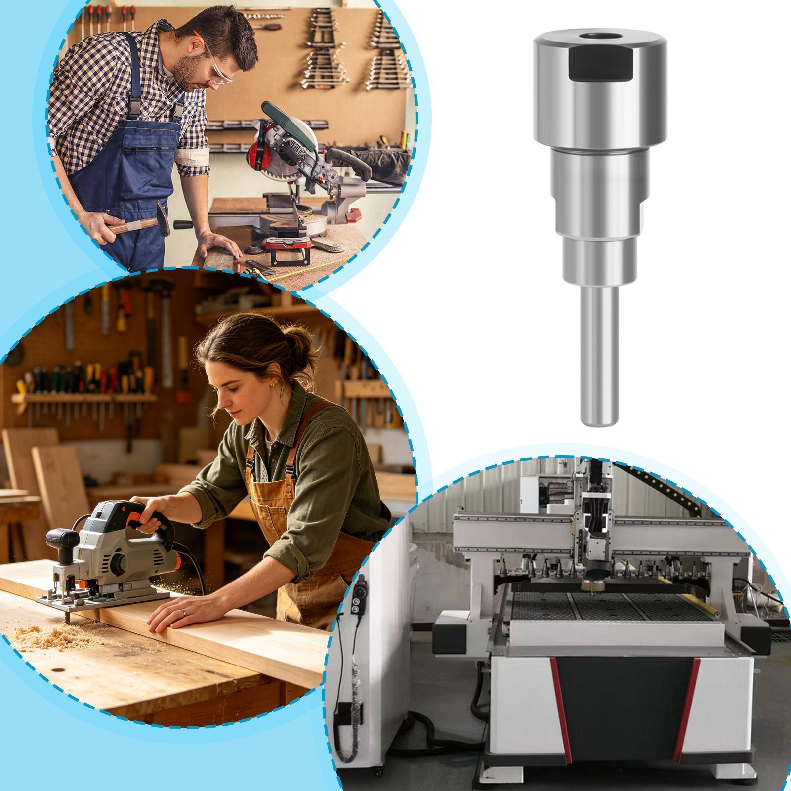 ルータービットエクステンダー、面取りグリッパー、エンドミル延 - End Mill のレビューと価格