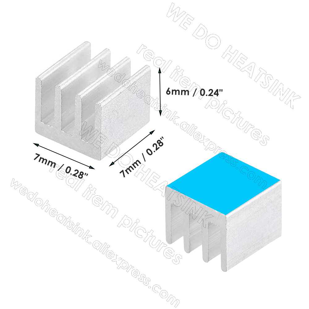 WE DO HEATSINK 50個/ロット 小型DIY 7 - Aluminium Extrusion のレビューと価格