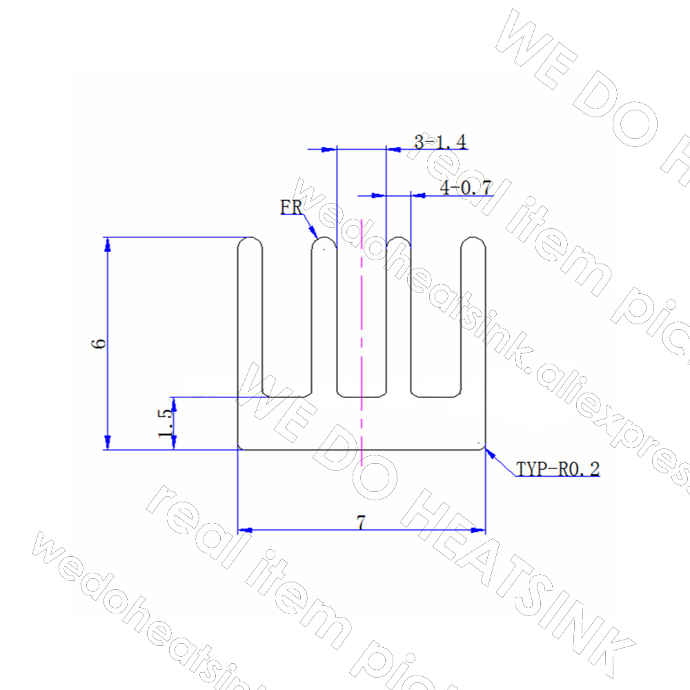 WE DO HEATSINK 50個/ロット 小型DIY 7 - Aluminium Extrusion のレビューと価格